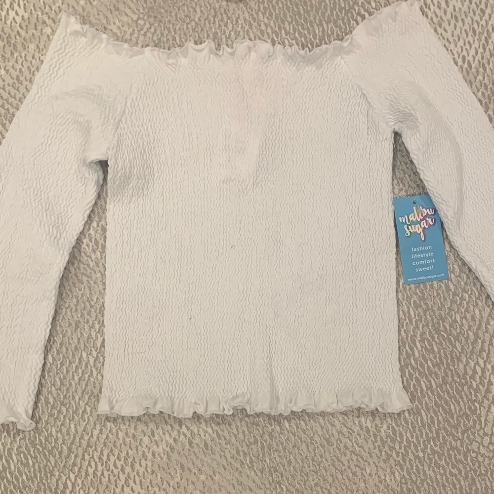 A Malibu Sugar Strapless top